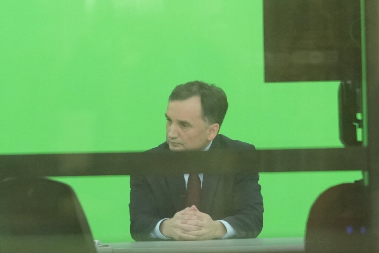 Zbigniew Ziobro w studiu TV Republika.