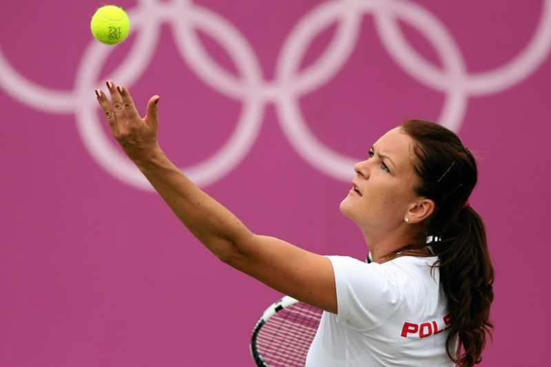 Agnieszka Radwańska trenuje w Londynie.
