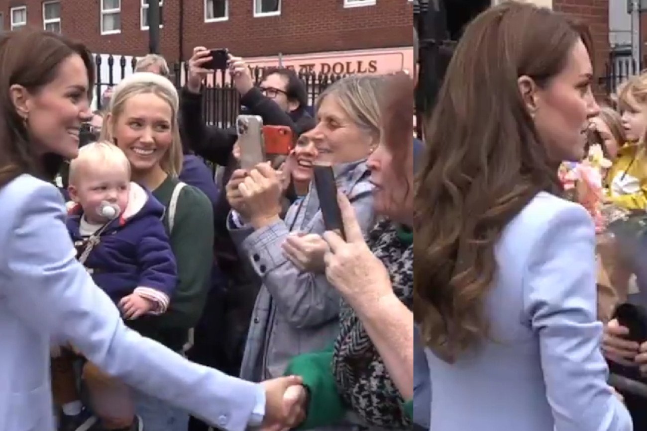 Niemiłe spotkanie księżnej Kate z jedną z mieszkanek Irlandii Północnej.