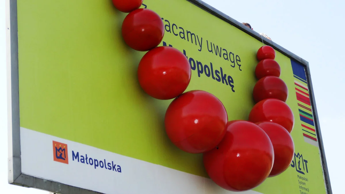 Zwracamy uwagę na Małopolskę - billboard.