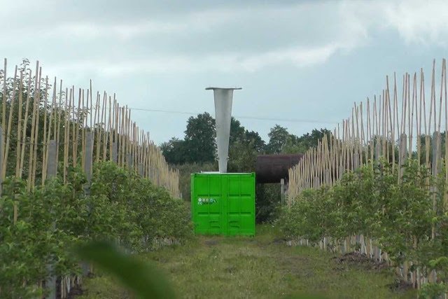 Działo antygradowe chroni niejedną plantację w Polsce.