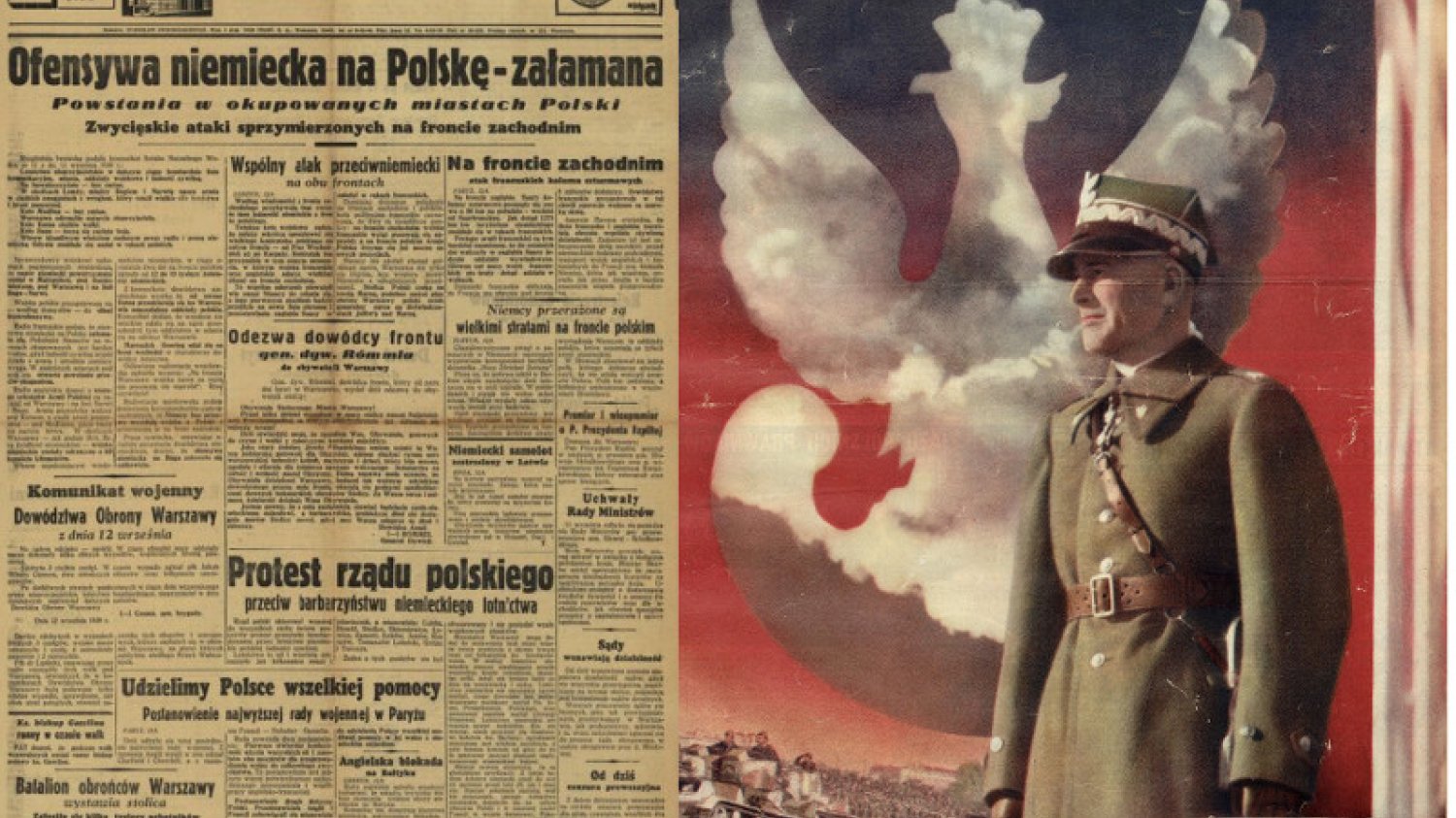 Wrześniowe gazety donosiły, że marszałek Śmigły-Rydz uratuje Polskę.