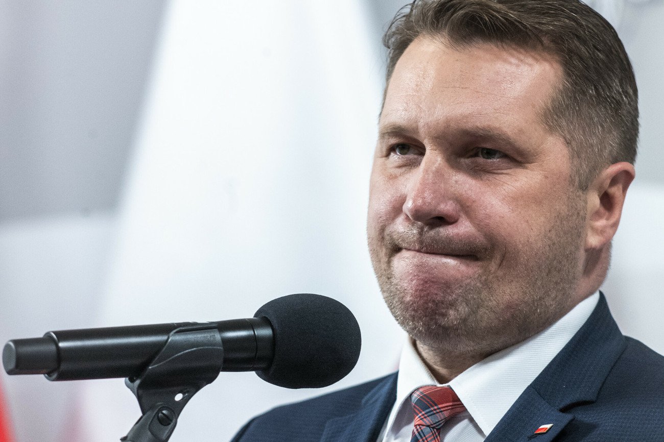 Minister edukacji i nauki Przemysław Czarnek