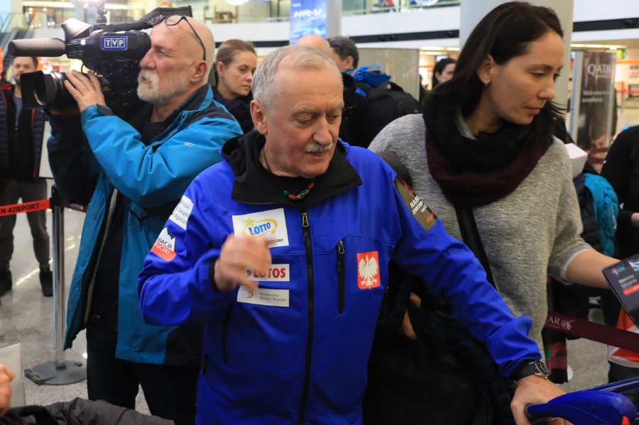 Krzysztof Wielicki przed wyprawą na K2.