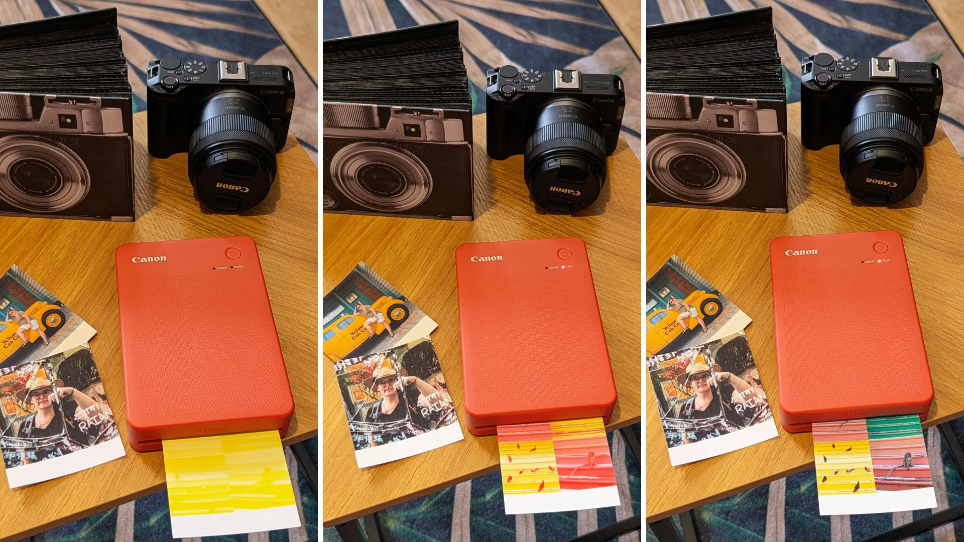 Proces wydruku z Canon SELPHY QX20