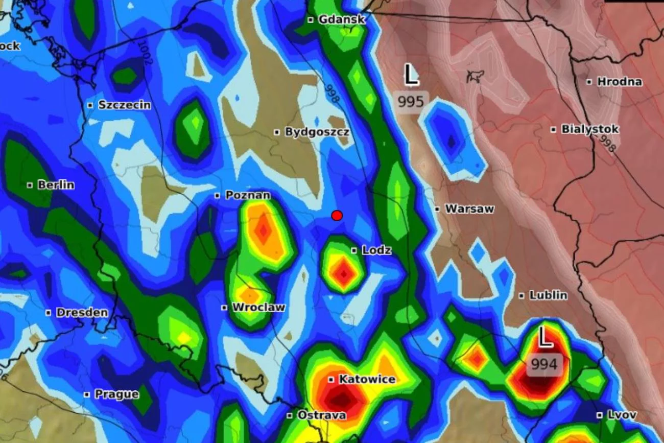 Gdzie jest burza? Ulewne burze i różnica temperatur w wielu regionach