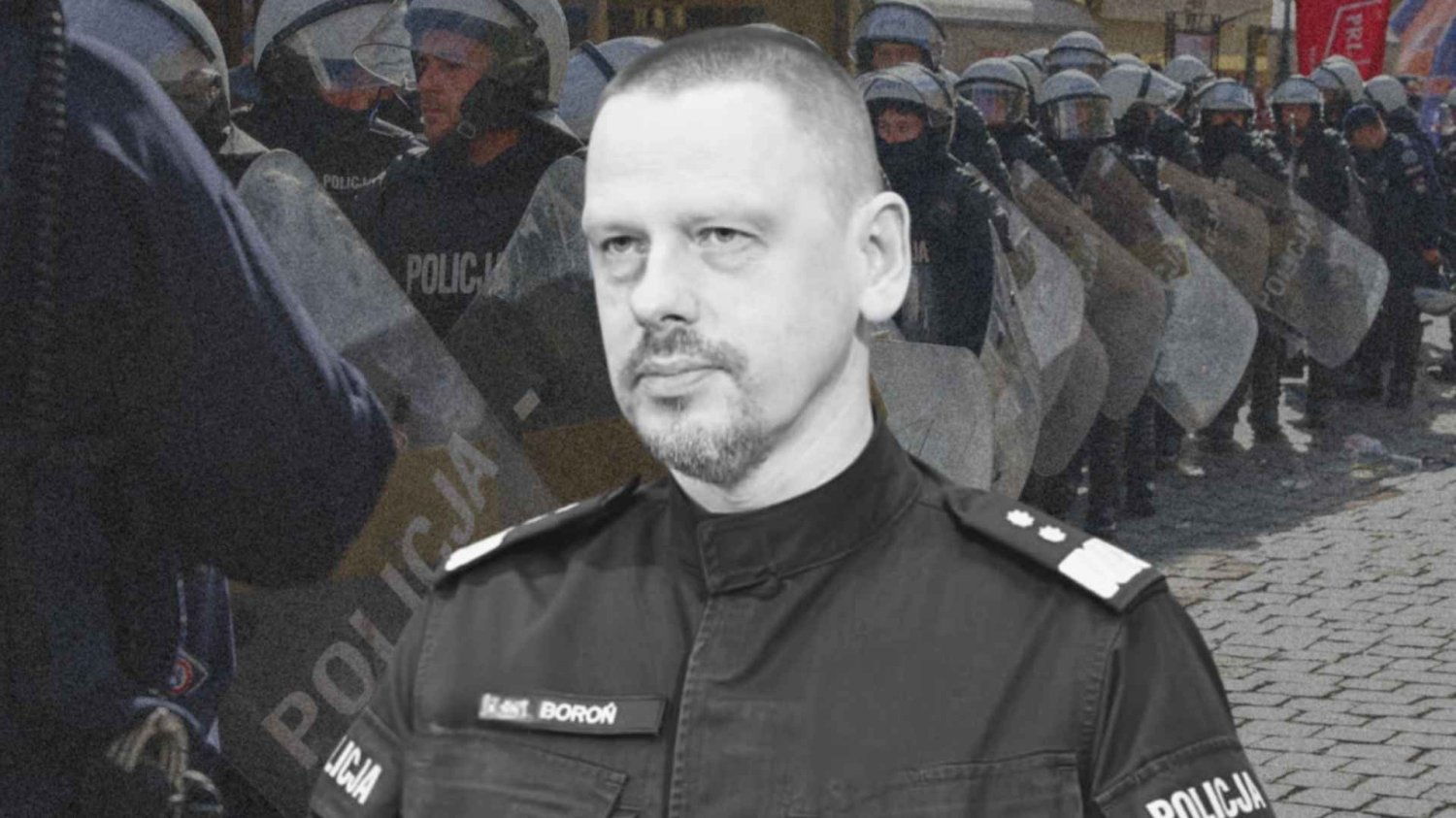 komendant główny policji gen. Marek Boroń