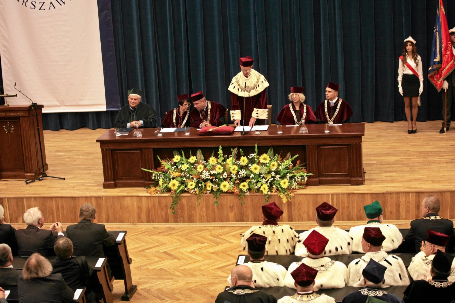 Inauguracja roku akademickiego 2013/2013 na Uniwersytecie Warszawskim