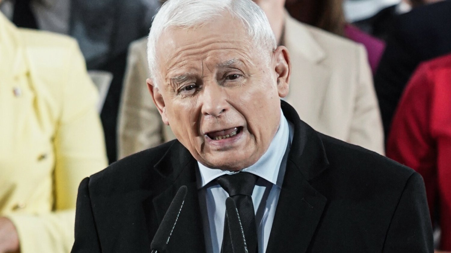 Incydent na spotkaniu z Kaczyńskim. Polityczka Nowej Lewicy wyprowadzona.