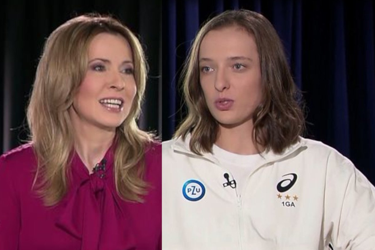 Iga Świątek w TVP.