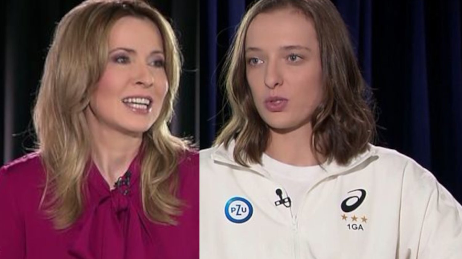 Iga Świątek w TVP.