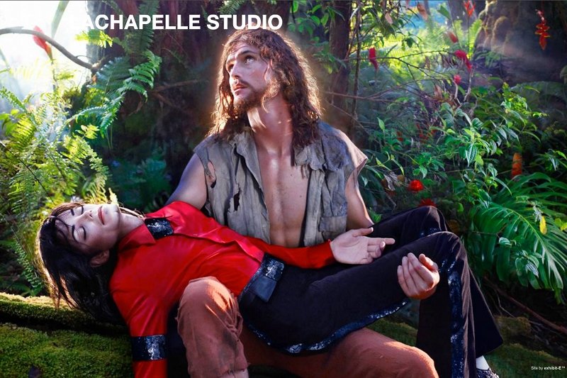 Screenshot ze strony fotografa Davida LaChapelle'a