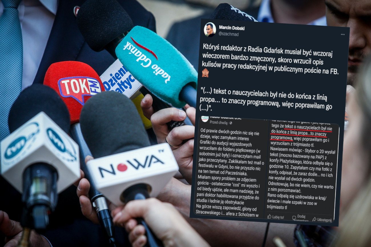 Redaktorka Radia Gdańsk opublikowała wewnętrzny raport na oficjalnym profilu rozgłośni na Facebooku Redaktorka Radia Gdańsk opublikowała wewnętrzny raport na oficjalnym profilu rozgłośni na Facebooku