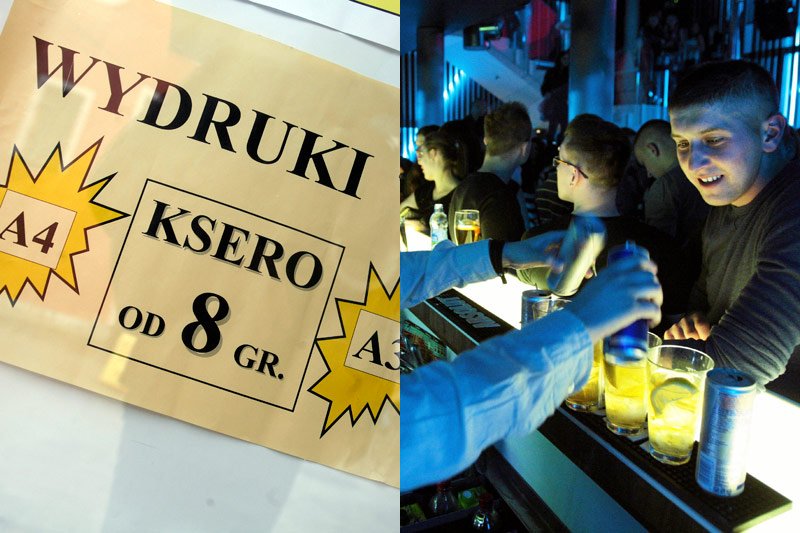 Ksero i alkohol to najważniejsze wydatki planowane w bardzo skromnych studenckich budżetach.