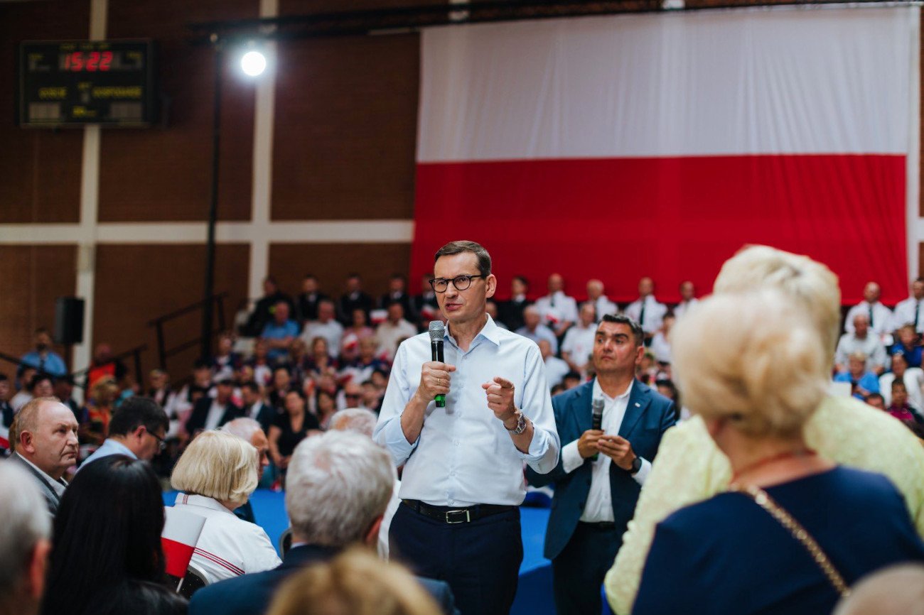 11 czerwca premier Mateusz Morawiecki odwiedził Łochów na Mazowszu.