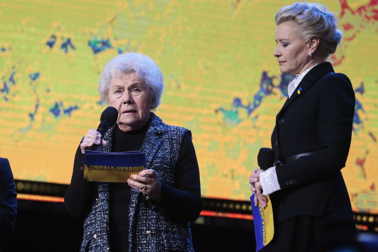 Koncert "Chwała Ukrainie". Teresa Lipowska nazwała Putina diabłem
