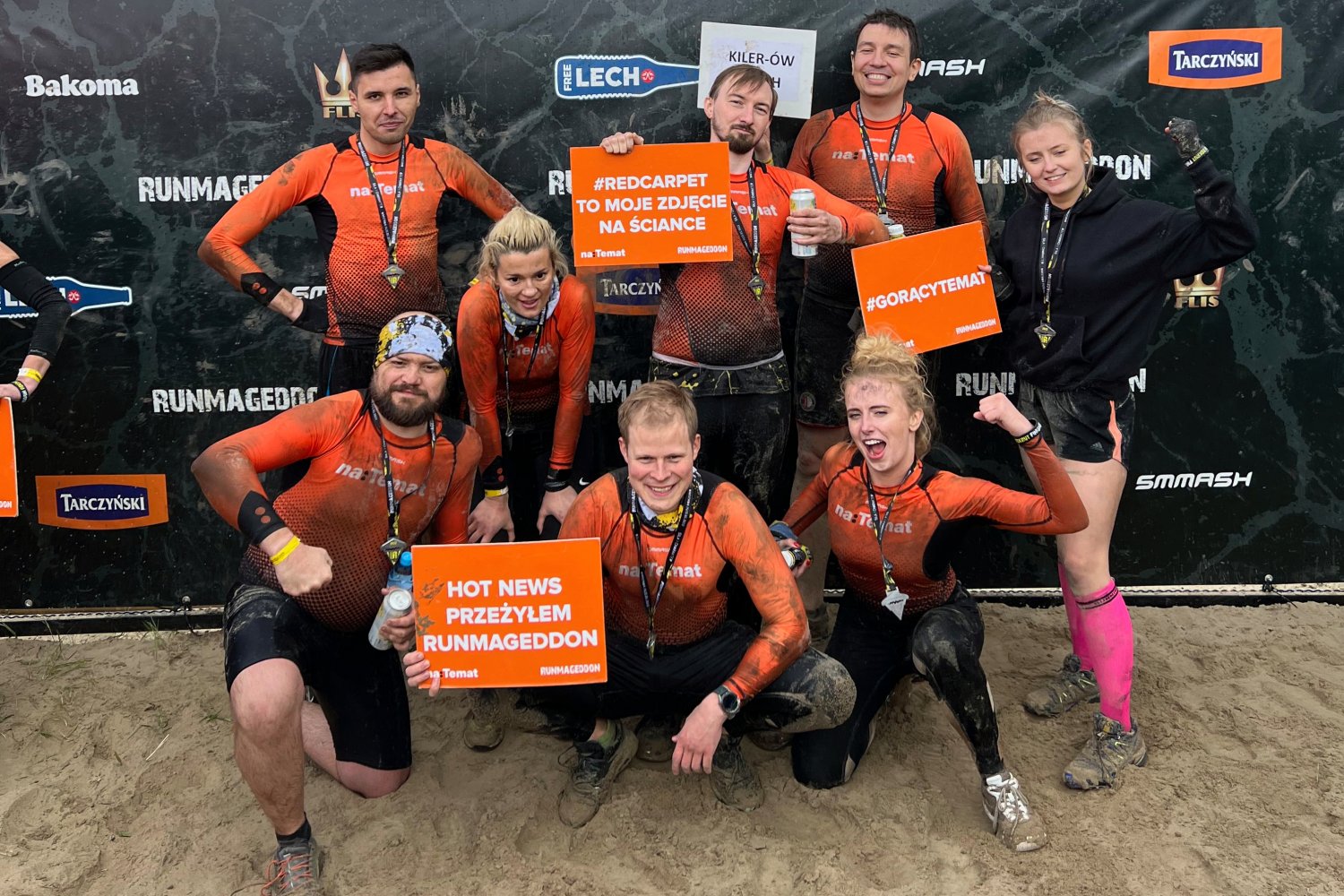 Redakcja naTemat wystawiła swoją reprezentacją na warszawski Runmageddon.