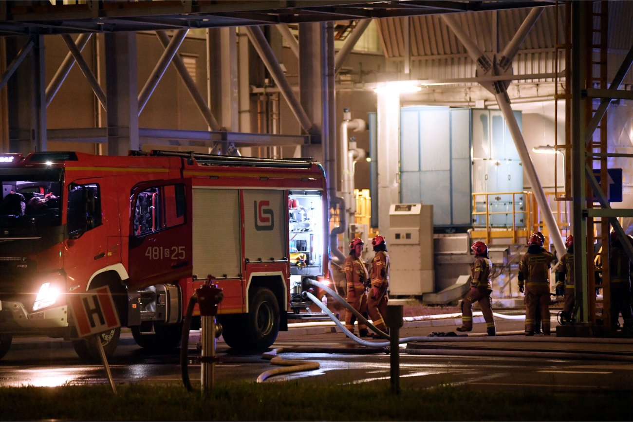 Pożar w elektrowni Jaworzno. Ponad 20 zastępów straży pożarnej w akcji