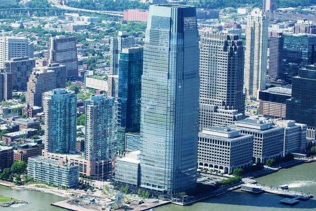 Wieżowiec banku Goldman Sachs w amerykańskim mieście Jersey City