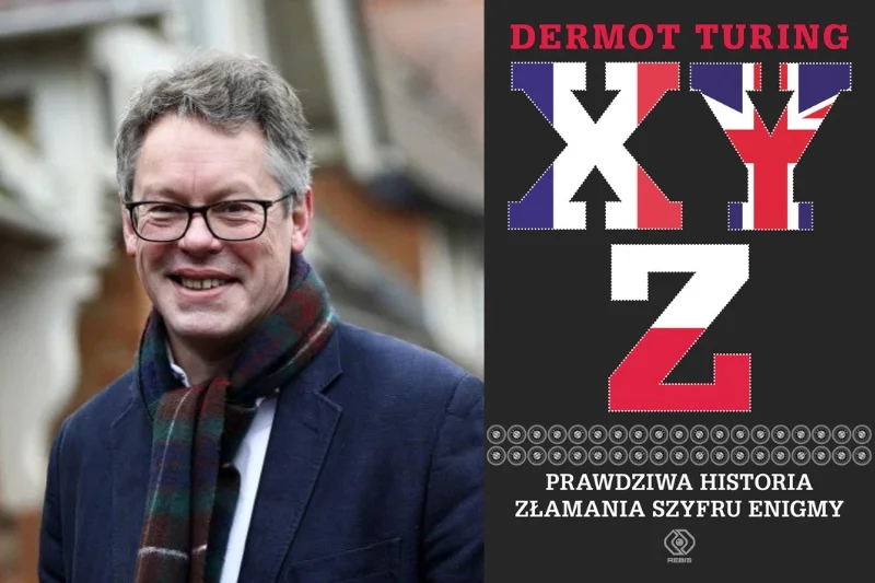 Polska premiera ''X, Y, Z. Prawdziwa historia złamania szyfru Enigmy'', najnowszej książki Dermota Turinga, odbędzie się 26 lutego 2019 roku