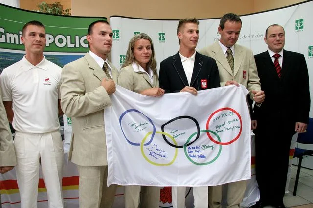 Przed wylotem na igrzyska do Pekinu (2008)