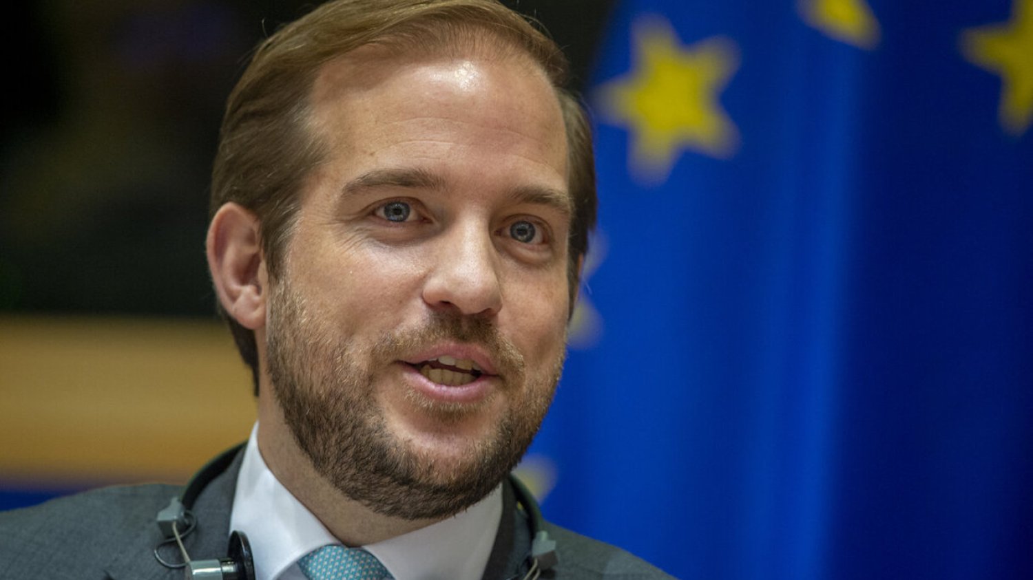 Jeroen Lenaers, przewodniczący Komisji śledczej PE ds. zbadania stosowania oprogramowania Pegasus i równoważnego oprogramowania szpiegowskiego służącego inwigilacji.