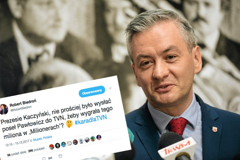 Z taką propozycją Robert Biedroń wystąpił do prezesa PiS.