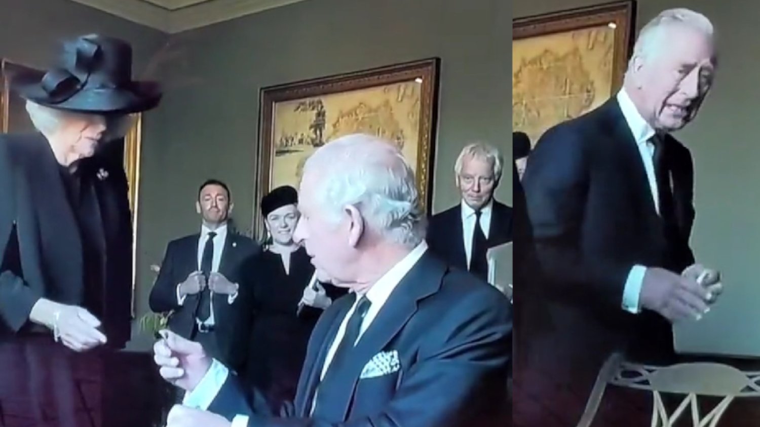 Król Karol III wybuchł gniewem przed kamerami.