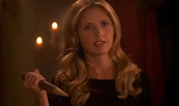 Sarah Michelle Gellar w serialu "Buffy – postrach wampirów".