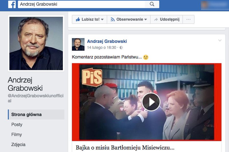 Ferdek Kiepski by tego nie darował. "Andrzej Grabowski" ma 180 tys. fanów na Fb, a zarabia na nim... grupa cwaniaków