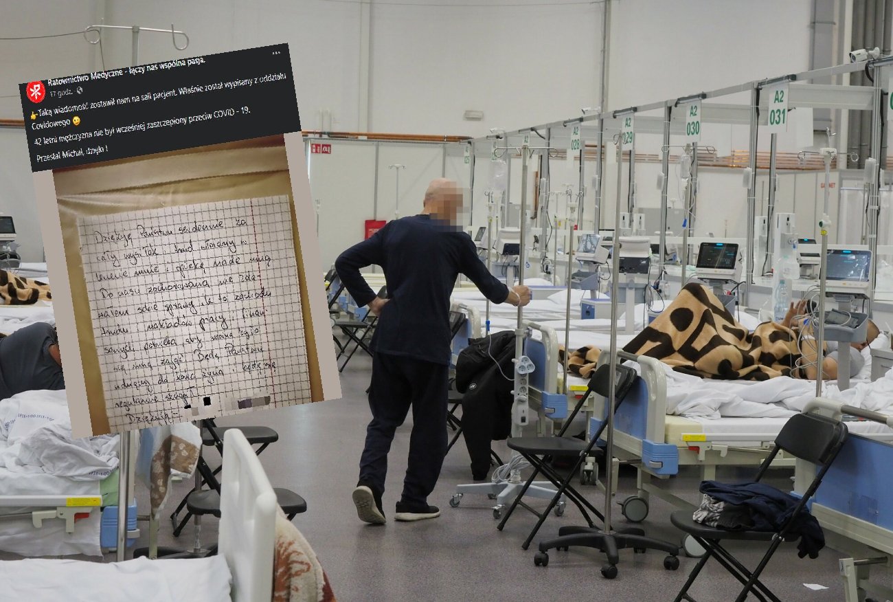 Niezaszczepiony mężczyzna trafił do szpitala z koronawirusem. Teraz obiecuje, że będzie się regularnie szczepił