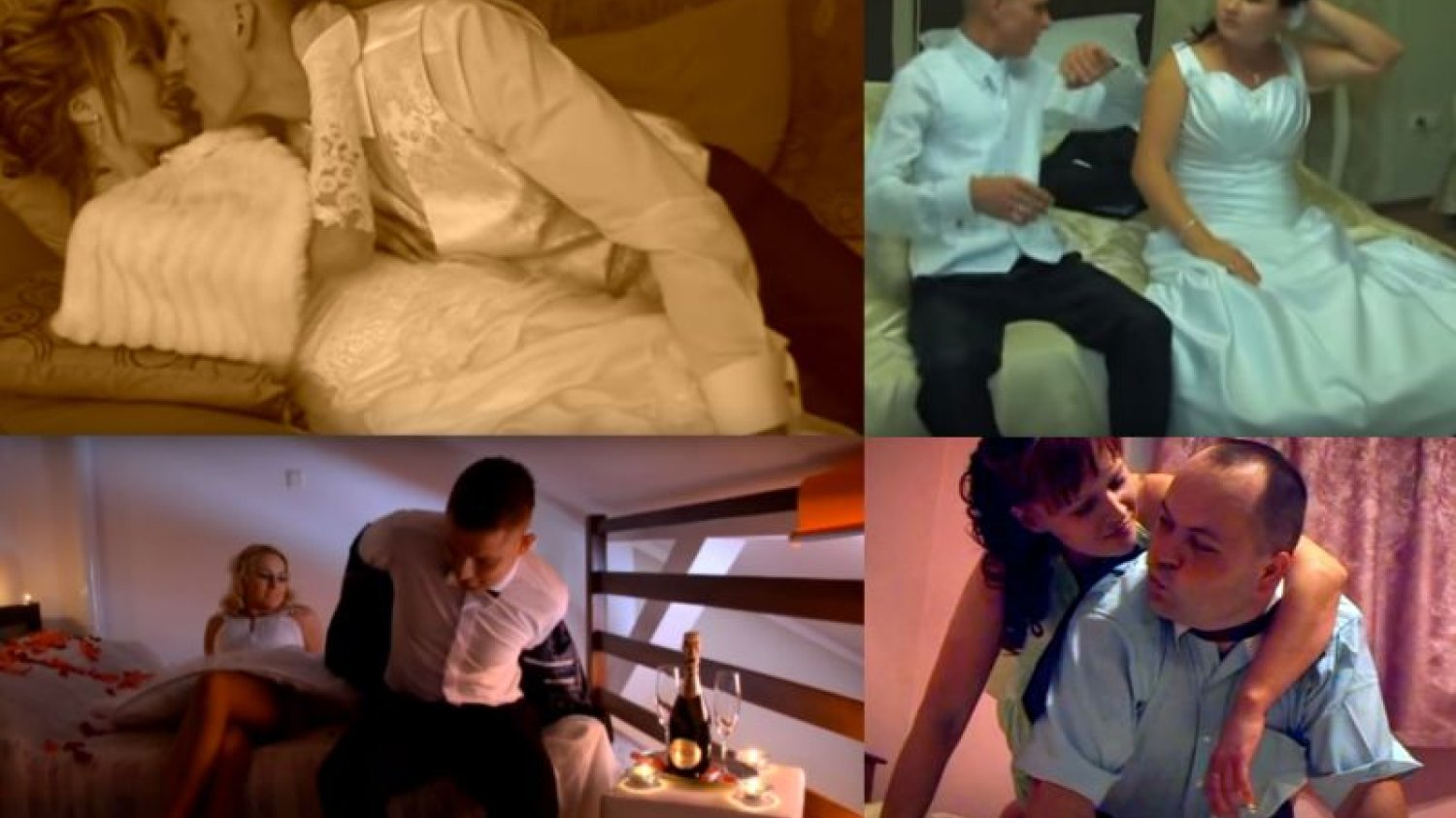 Filmy z nocy poślubnej choć są mało popularne w "realu", to w internecie są prawdziwymi hitami. Na YouTube znajdziemy wiele perełek.