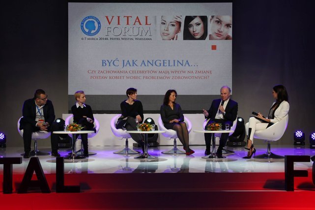 Panel Vital Forum „Być jak Angelina – czy zachowania celebrytów mają wpływ na zmianę postaw kobiet wobec problemów zdrowotnych?”