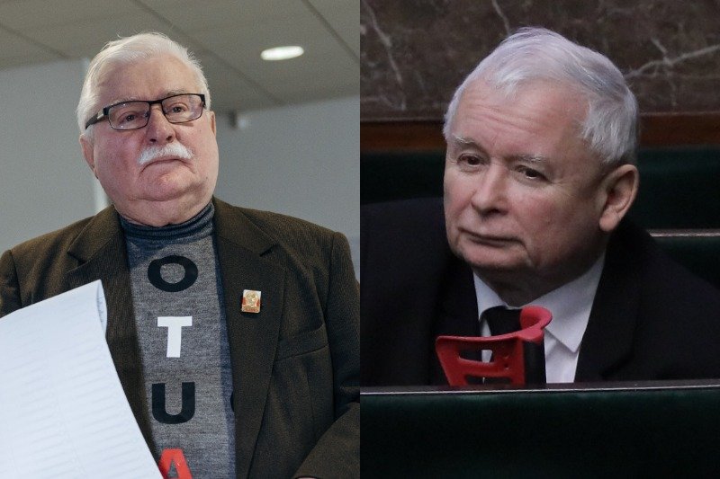Lech Wałęsa zapowiedział, że pojedzie do Jarosława Kaczyńskiego z taczkami.