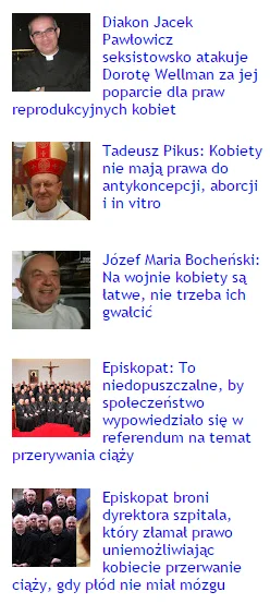 5 najpopularniejszych postów na blogu Watykanizacja