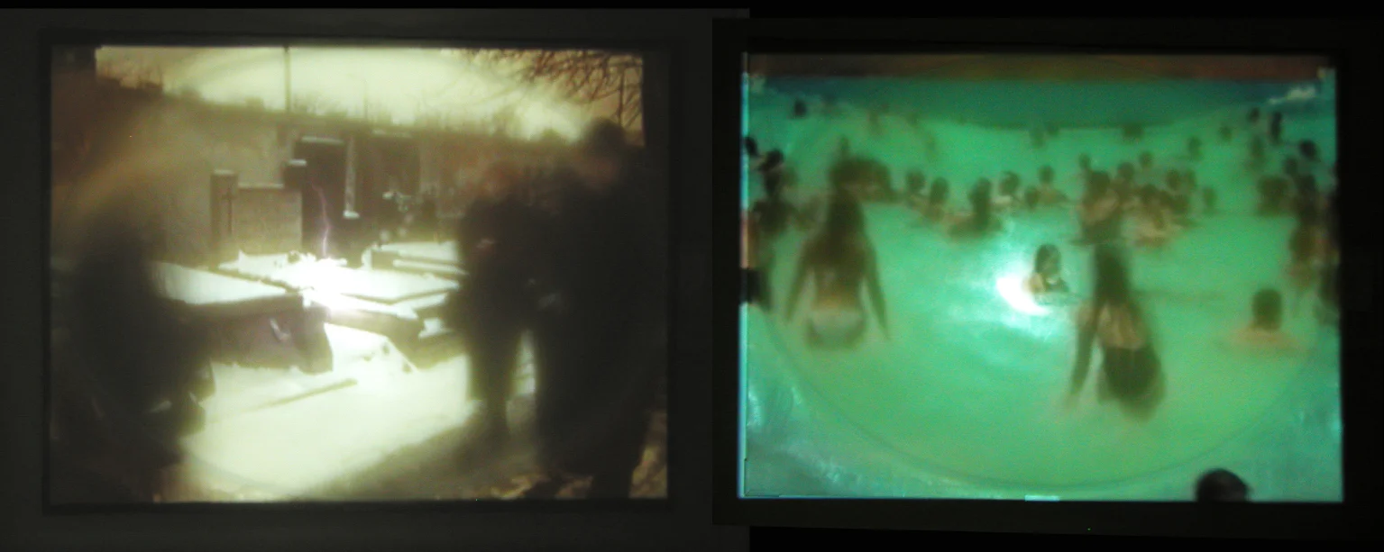 "Ceremonia i Zabawy (Widziałam swoją śmierć)", 2003, instalacja wideo