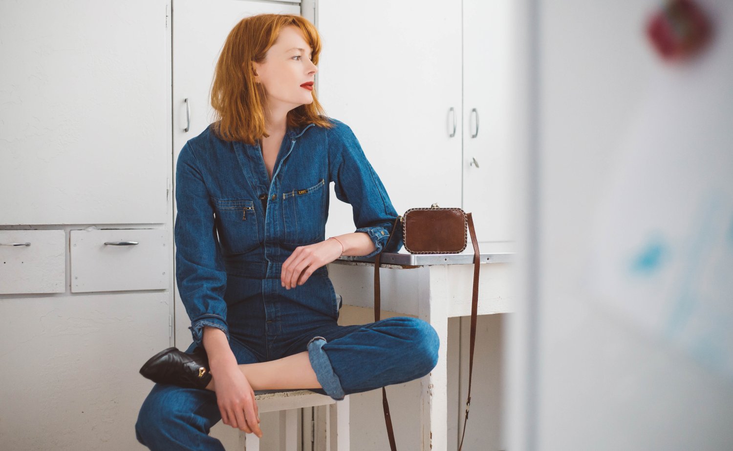 Na zdjęciu Marzena Pokrzywińska, która na co dzień nosi tylko ciuchy vintage.