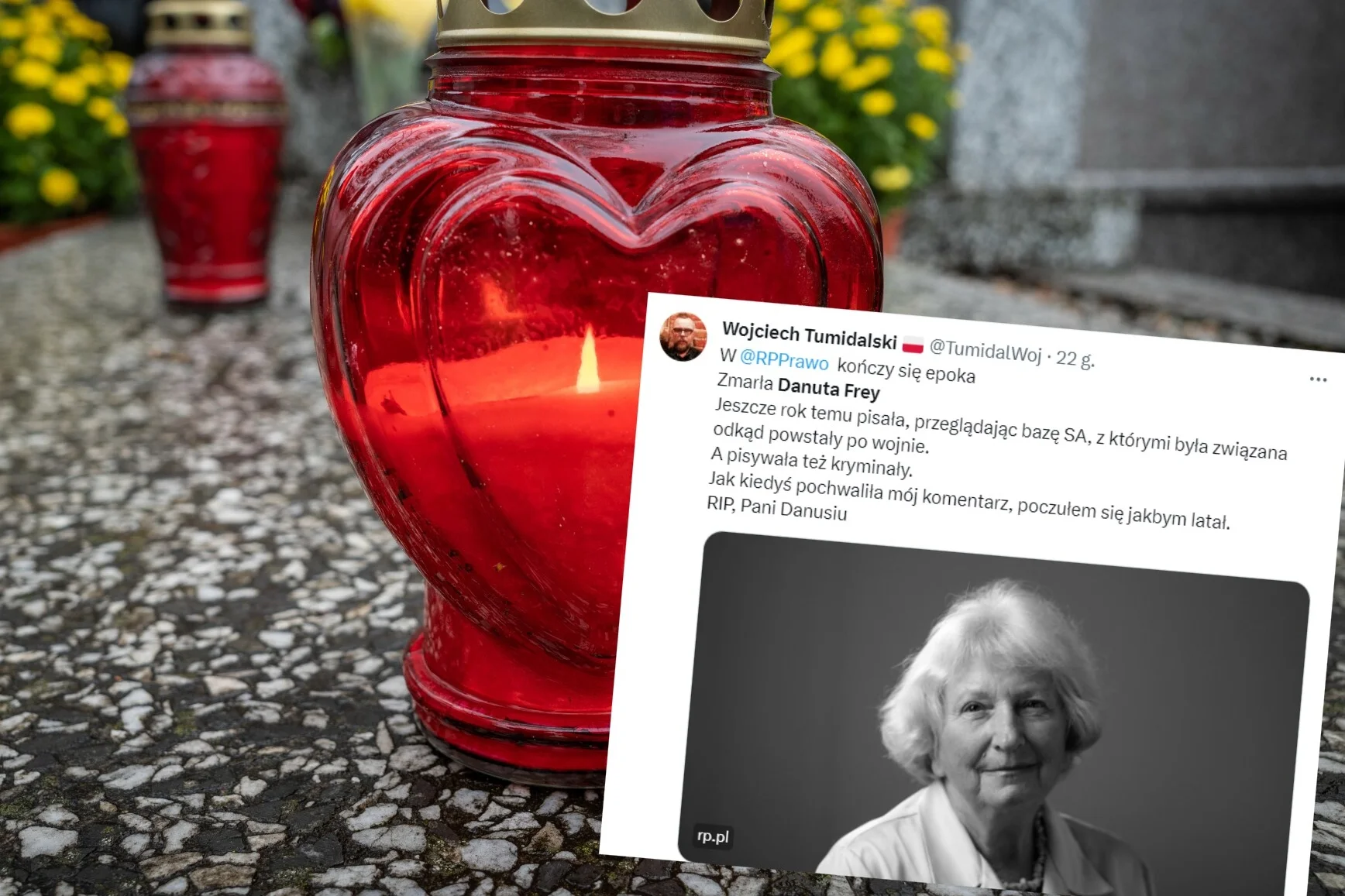 Danuta Frey nie żyje. Była cenioną dziennikarką "Rz" i pisarką.