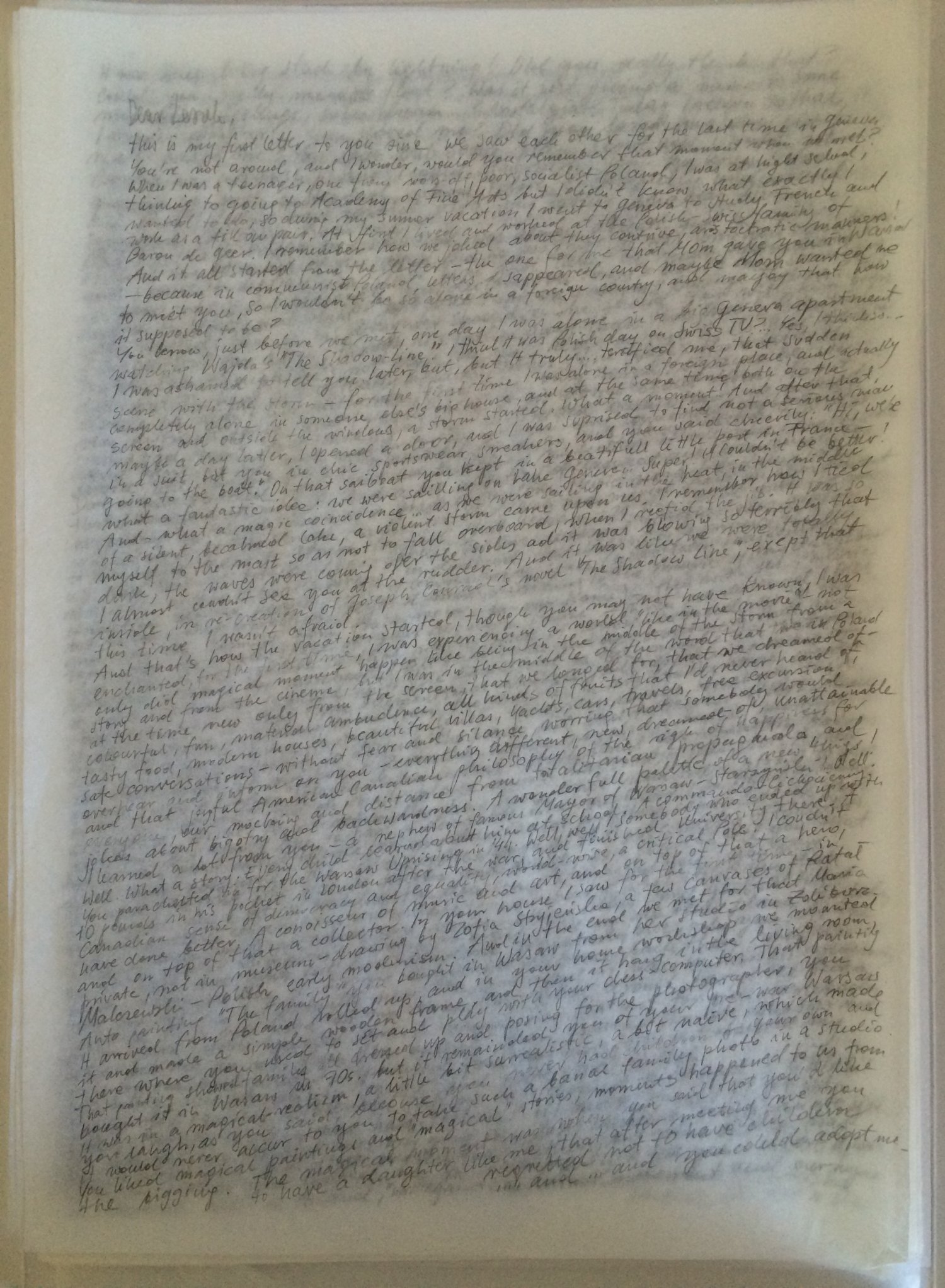 SEVEN FATHERS (Letter To), 2014