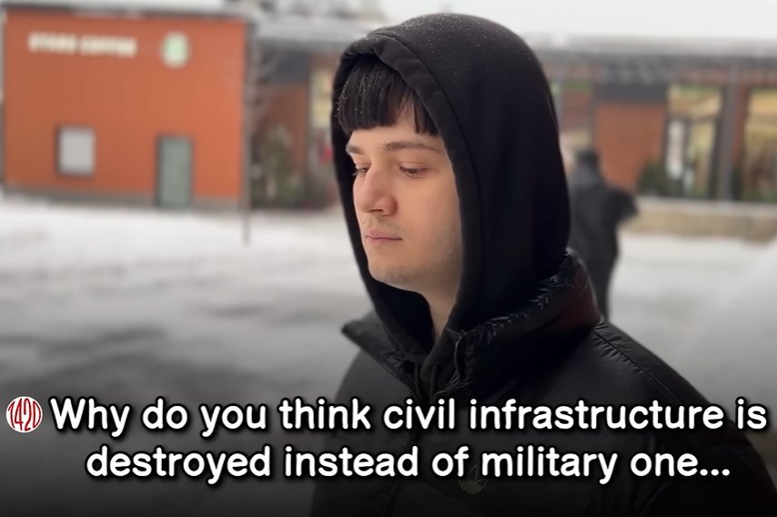 Youtuber z kanału 1420 rozmawia z Rosjanami i pyta ich o wojnę w Ukrainie