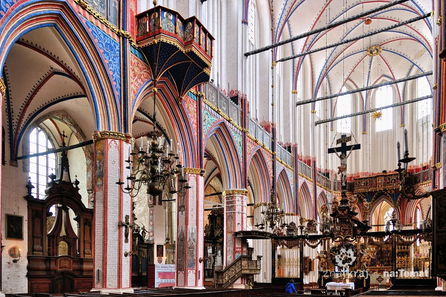 W kościele św. Mikołaja w Stralsundzie