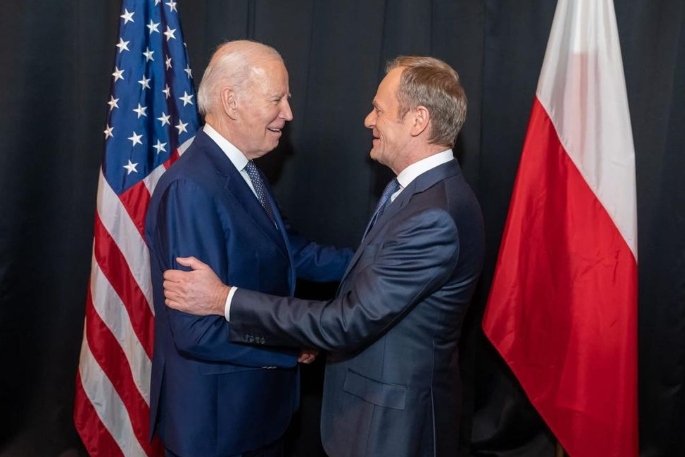 Donald Tusk i Joe Biden
