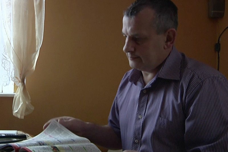 Adam Meyna, chory na chłoniaka