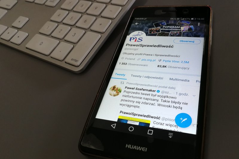 PiS na Twitterze ostatnio wyjątkowo często kasuje wpisy.