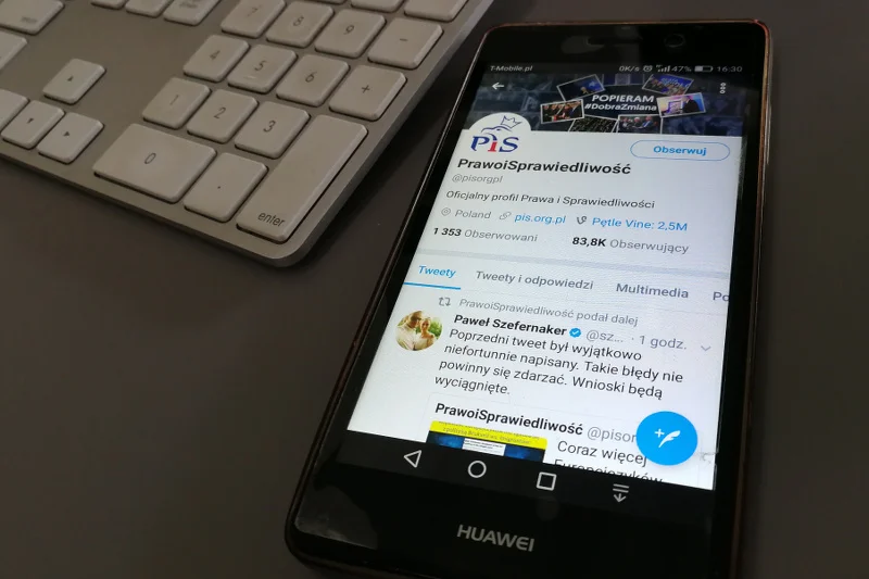 PiS na Twitterze ostatnio wyjątkowo często kasuje wpisy.