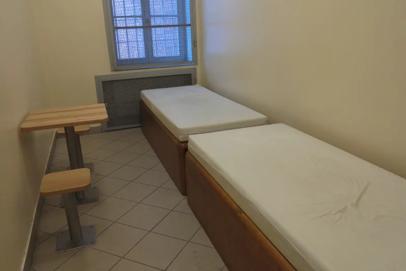 Pomieszczenia dla Osób Zatrzymanych w Komendzie Miejskiej Policji w Olsztynie.