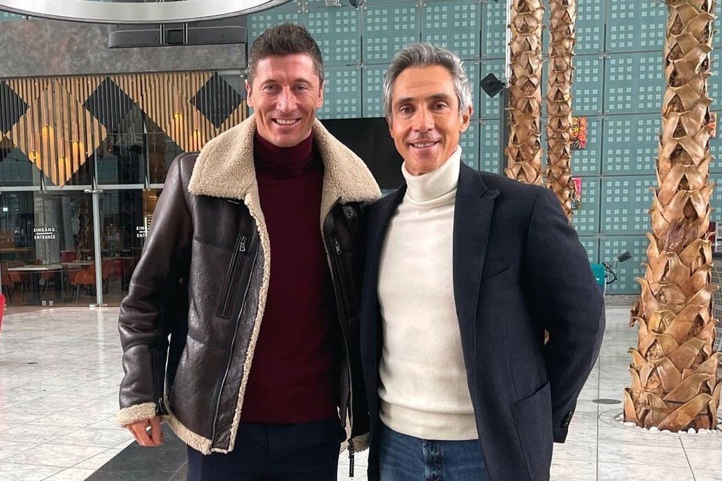 Sousa i Lewandowski spotkali się w Monachium. Instagram: Sousa opublikował zdjęcie z Lewandowskim.