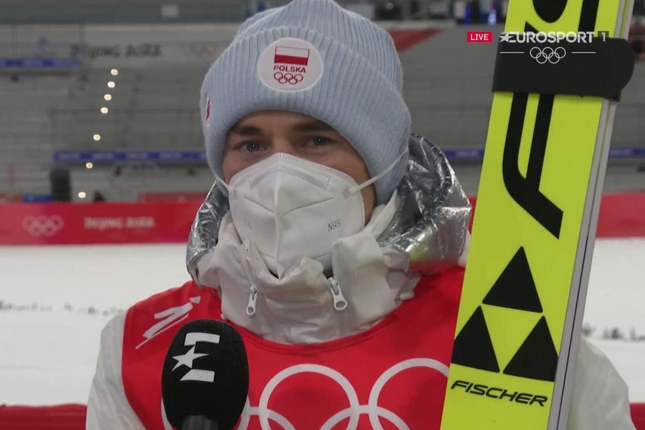 Kamil Stoch nie krył łez po czwartym miejscu w Pekinie, nasz mistrz walczył o medal, ale i tym razem zabrakło