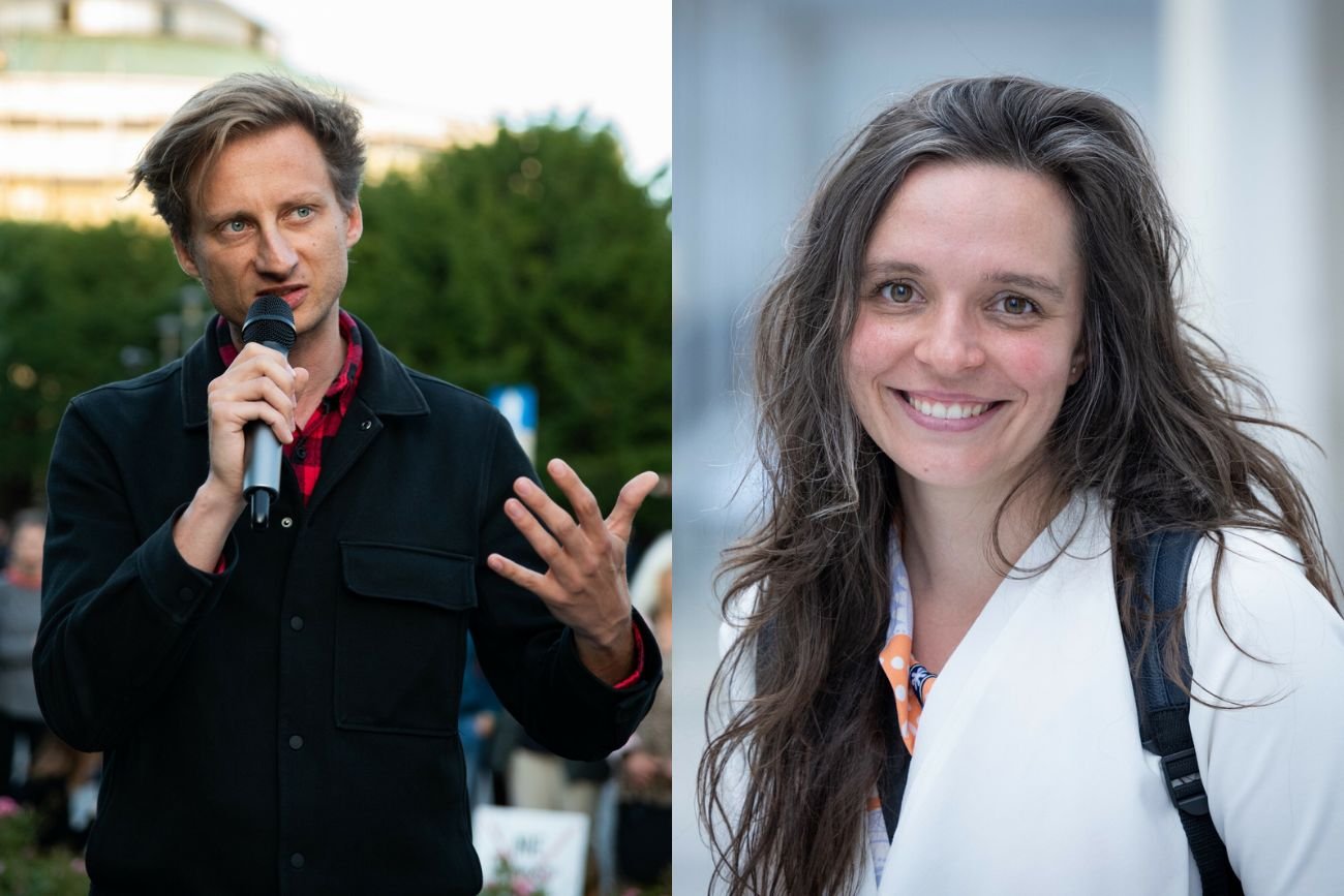 Franciszek Sterczewski i Klaudia Jachira.