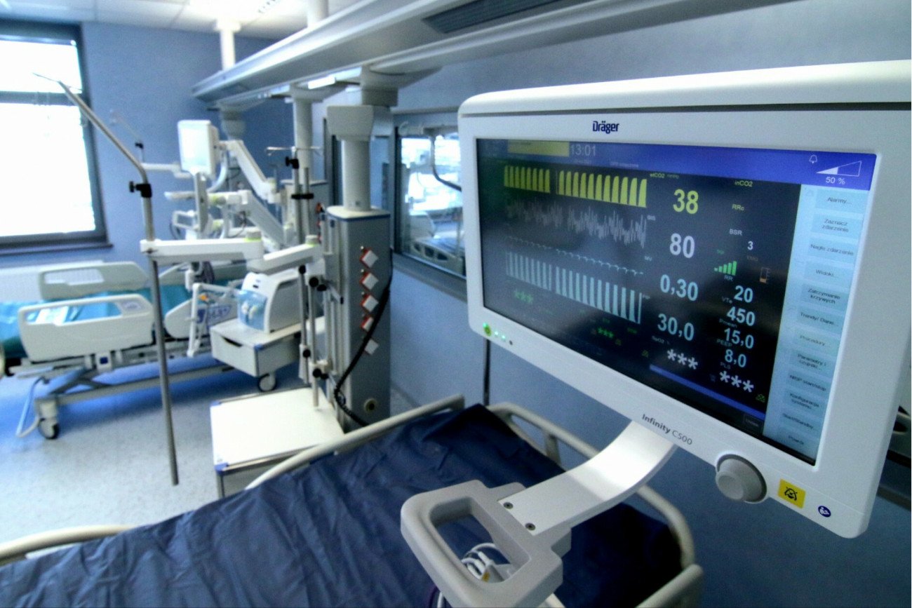 respirator, szpital